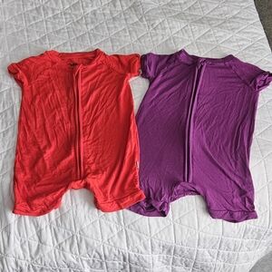 Little Sleepies Play Shorty Zippy Romper Bundle